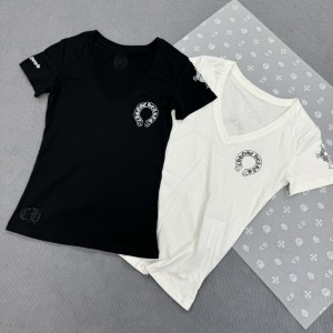 크롬하츠 말발굽 크로스 반팔 티셔츠